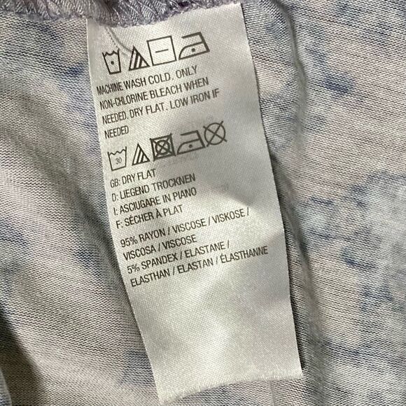 Lori Goldstein LOGO Ombre Button Front Long Sleeve Cardigan Purple Womens Small - Picture 10 of 14